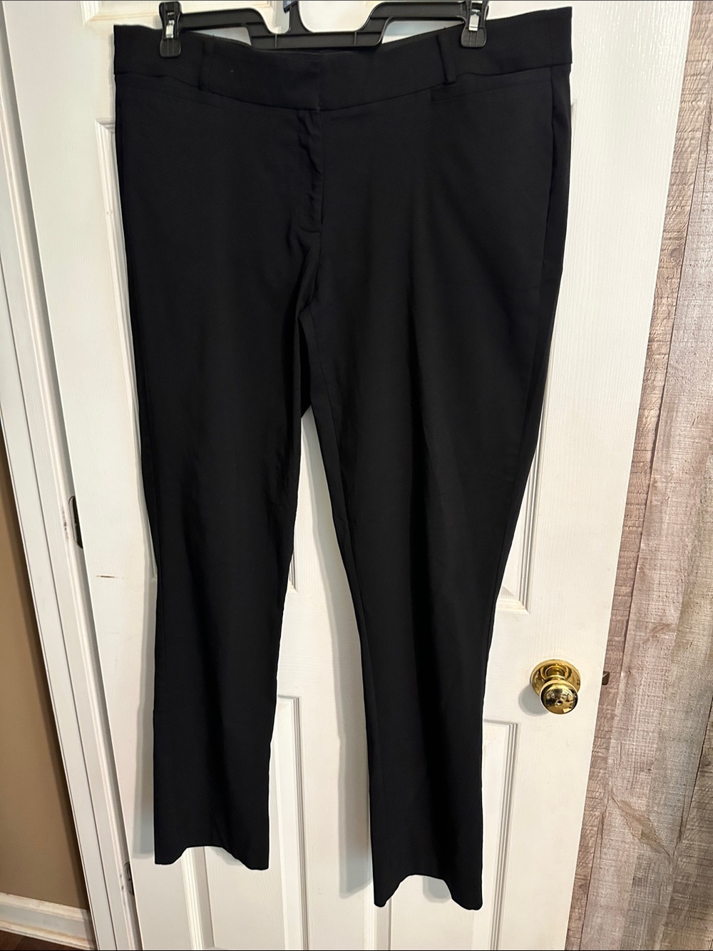 Lane Bryant Black Straight Leg Pants